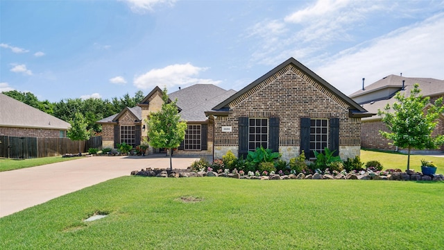 1530 Petaluma Dr, Rockwall, TX 75087 - view of front of home featuring brick siding and stone siding