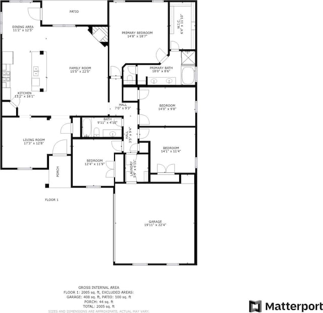 1530 Petaluma Dr, Rockwall, TX 75087 - room layout