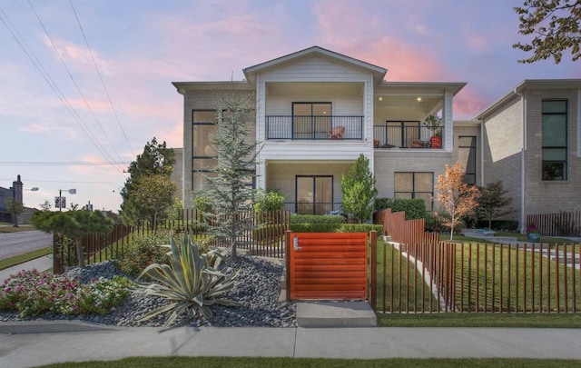 1328 Madeline Pl Unit B, Fort Worth, TX 76107 - contemporary house with a balcony