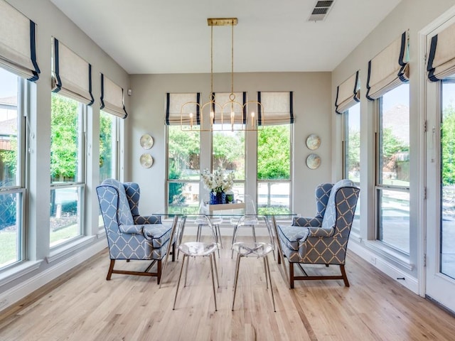 8542 Gerbera Daisy Rd, Frisco, TX 75035 - sunroom / solarium featuring wood finished floors and plenty of natural light