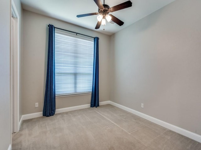 8542 Gerbera Daisy Rd, Frisco, TX 75035 - unfurnished room featuring light carpet and ceiling fan