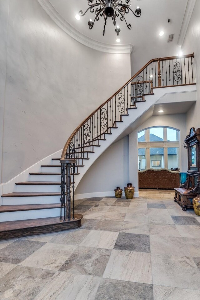 253 Bayne Rd, Haslet, TX 76052 - dining area featuring french doors, healthy amount of natural light, a wainscoted wall, crown molding, and light wood-style floors