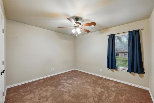 8109 County Road 804, Burleson, TX 76028 - carpeted empty room with a ceiling fan and baseboards