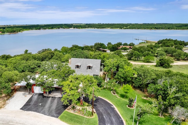 161 Cheyenne Dr, Nocona, TX 76255 - view of subject property with a nearby body of water