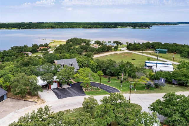 161 Cheyenne Dr, Nocona, TX 76255 - aerial view of a nearby body of water