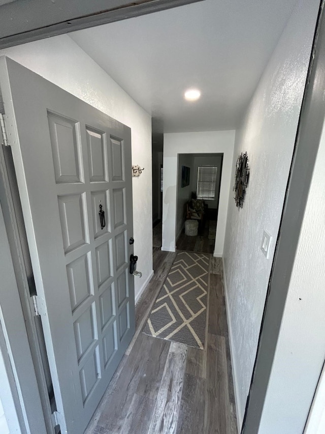 3627 Bordeaux Ct, Arlington, TX 76016 - corridor with wood finished floors and baseboards