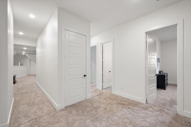 1911 Ozro Rd, Venus, TX 76084 - hallway featuring carpet and recessed lighting