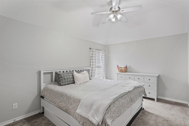 405 High Desert Dr, Fort Worth, TX 76131 - bedroom featuring dark colored carpet and ceiling fan