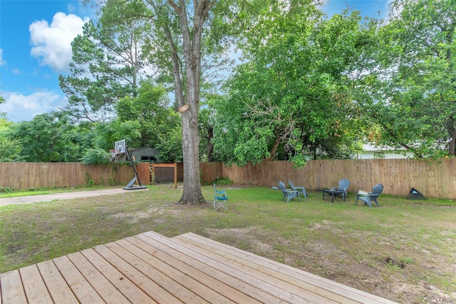 312 Dean St, Athens, TX 75751 - view of wooden terrace