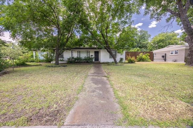 5401 Odom Ave, Fort Worth, TX 76114 - ranch-style home with stucco siding and a porch