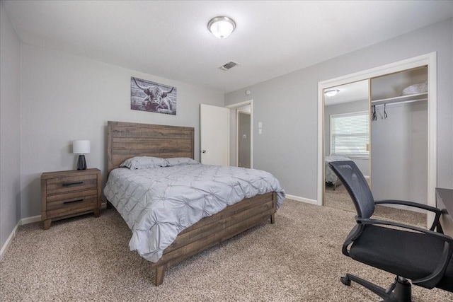 5401 Odom Ave, Fort Worth, TX 76114 - bedroom featuring carpet flooring, a closet, and baseboards