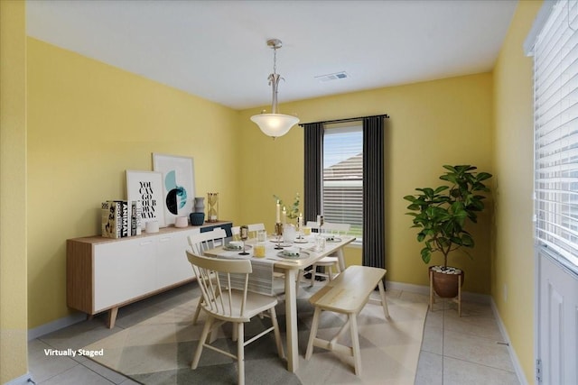 1310 Shumard Dr, Princeton, TX 75407 - dining space featuring light tile patterned floors and baseboards