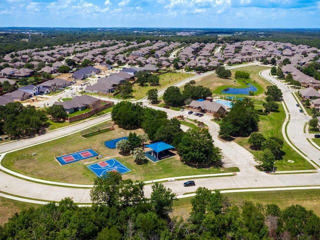 3321 Glen Crest Ln, Denton, TX 76208 - aerial perspective of suburban area with a nearby body of water