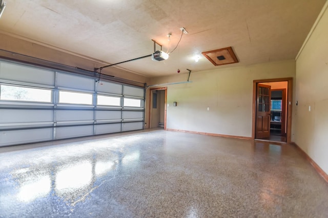 701 N Sulphur St, Dodd City, TX 75438 - garage with a garage door opener and baseboards