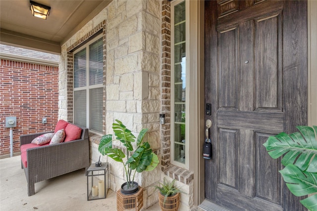 11408 Morrow Ln, Mckinney, TX 75071 - entrance to property with stone siding and covered porch