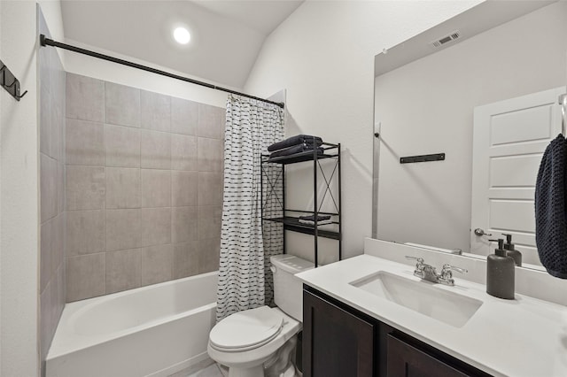 126 Condor Pass, Caddo Mills, TX 75135 - bathroom featuring toilet, vanity, and shower / tub combo