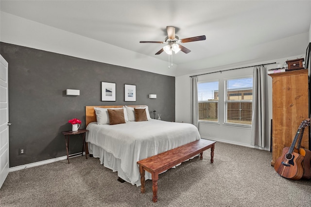 126 Condor Pass, Caddo Mills, TX 75135 - carpeted bedroom with baseboards and a ceiling fan
