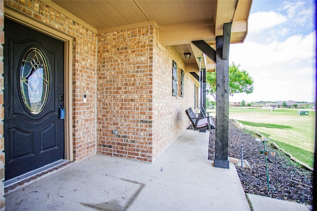 131 Live Oak Ln, Decatur, TX 76234 - entrance to property with brick siding