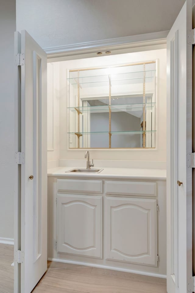 2049 Liverpool Dr, Plano, TX 75025 - bathroom featuring wood finished floors and vanity