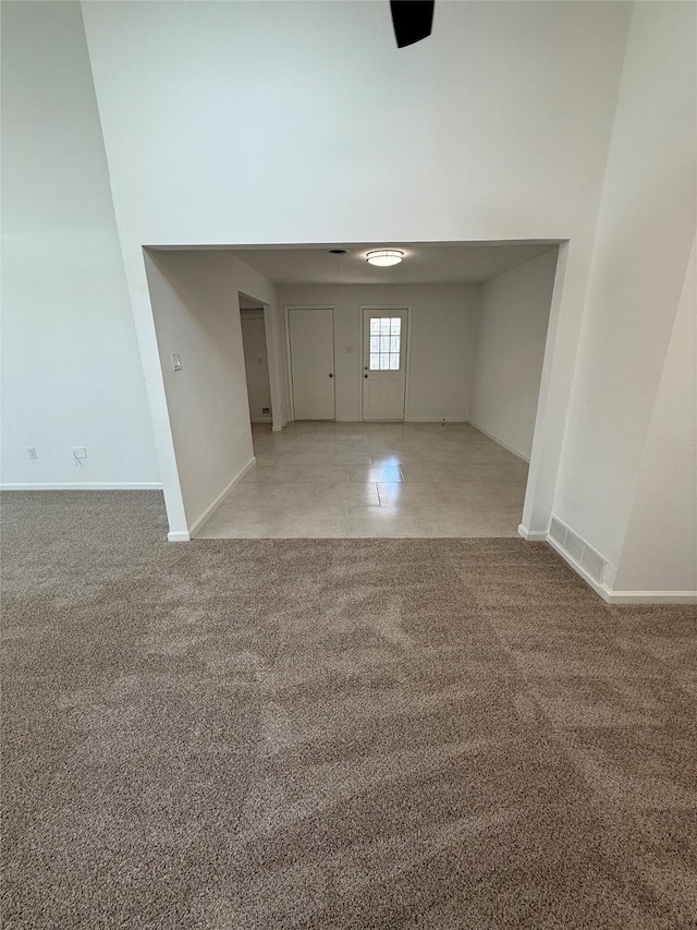 1833 Hood St, Carrollton, TX 75006 - empty room featuring baseboards and light colored carpet