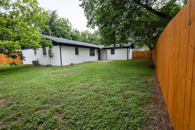 3812 David Ln, Forest Hill, TX 76119 - rear view of house with a patio area and central air condition unit