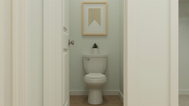 1606 Golden Sq, Cedar Hill, TX 75116 - bathroom with baseboards and wood finished floors