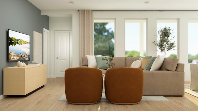 1606 Golden Sq, Cedar Hill, TX 75116 - living area with light wood-style floors and baseboards
