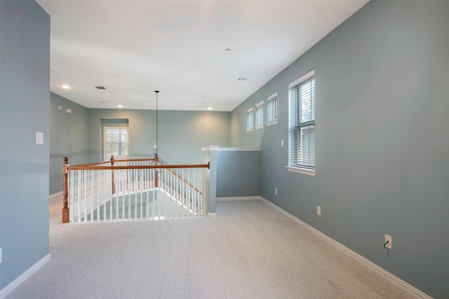 1635 Southwestern Dr, Allen, TX 75013 - unfurnished room with baseboards, recessed lighting, and carpet flooring