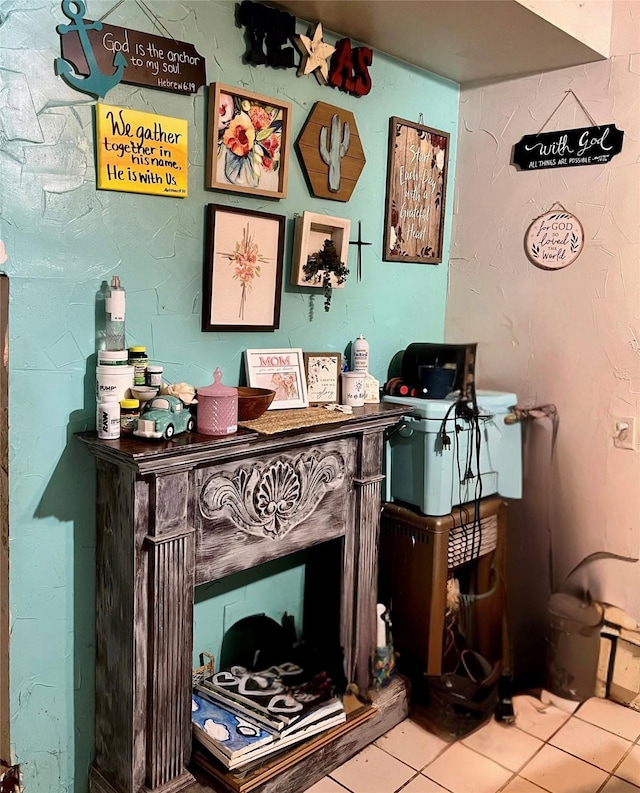 2214 Pearl Ave, Fort Worth, TX 76164 - miscellaneous room featuring tile patterned floors