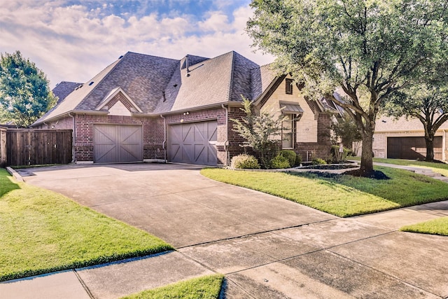 6520 Stone Creek Dr, North Richland Hills, TX 76182 - view of front of property featuring brick siding, concrete driveway, and a shingled roof