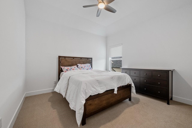2104 Zaide Way, Celina, TX 75009 - bedroom featuring baseboards, light colored carpet, and ceiling fan