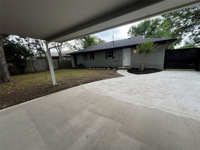 2721 San Marcus Ave, Dallas, TX 75228 - view of yard with a garage and an outdoor structure