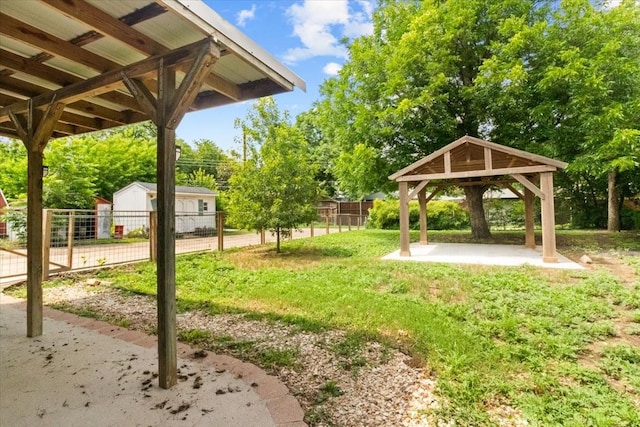 207 Mcmurry Ave, Duncanville, TX 75116 - view of yard featuring a gazebo and a patio
