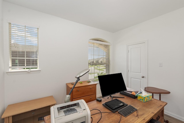 5201 Rockrose Ln, Princeton, TX 75407 - office space featuring baseboards and wood finished floors