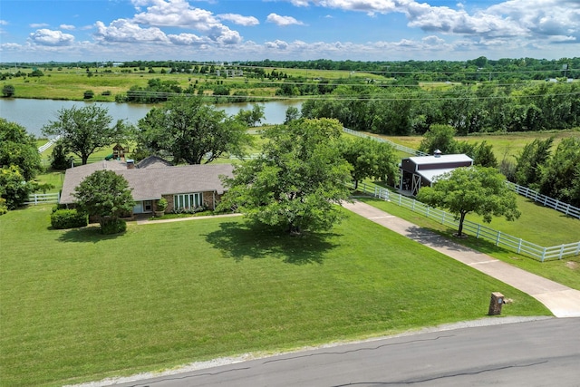 6710 Eastview Dr, Sachse, TX 75048 - overview of rural landscape featuring a nearby body of water