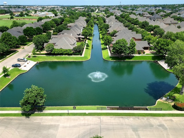 5833 Crescent Ln, Colleyville, TX 76034 - aerial view of residential area featuring a large body of water