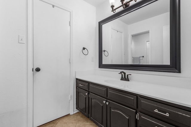 3213 Kingsbridge Dr, Plano, TX 75075 - bathroom featuring vanity and tile patterned flooring