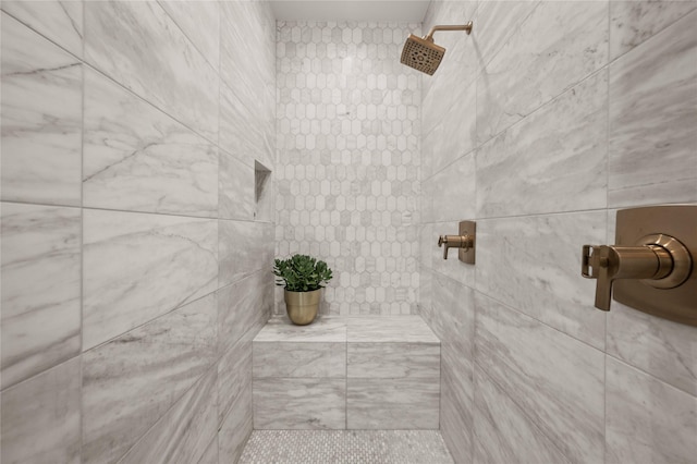 3313 Jackson Ct, Grapevine, TX 76092 - bathroom with a tile shower