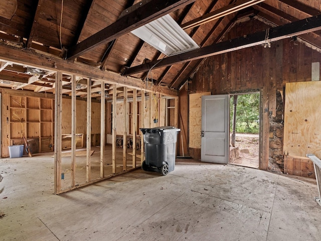 203 E 9th St, Shady Shores, TX 76208 - misc room featuring vaulted ceiling