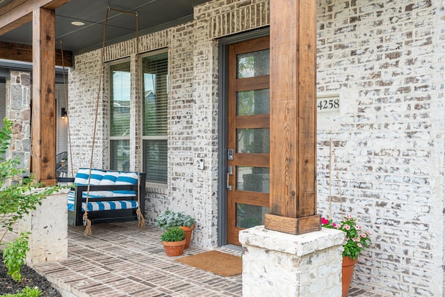 4258 Sechrist Dr, Frisco, TX 75034 - entrance to property with a porch