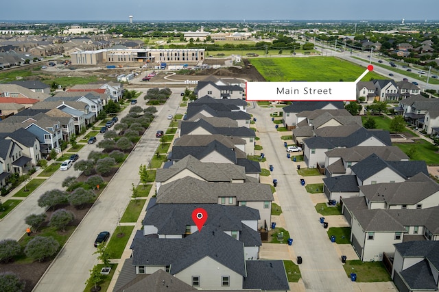 4258 Sechrist Dr, Frisco, TX 75034 - aerial overview of property's location featuring nearby suburban area