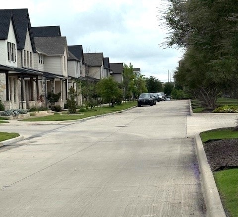 4258 Sechrist Dr, Frisco, TX 75034 - view of concrete street featuring curbs and a residential view