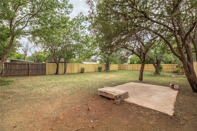 1534 Burger St, Abilene, TX 79603 - view of yard with a patio