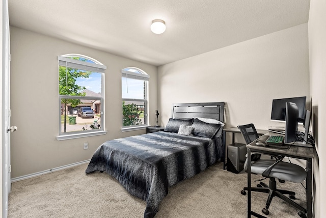 3216 Maroon Creek Rd, Aubrey, TX 76227 - carpeted bedroom featuring an office area and baseboards