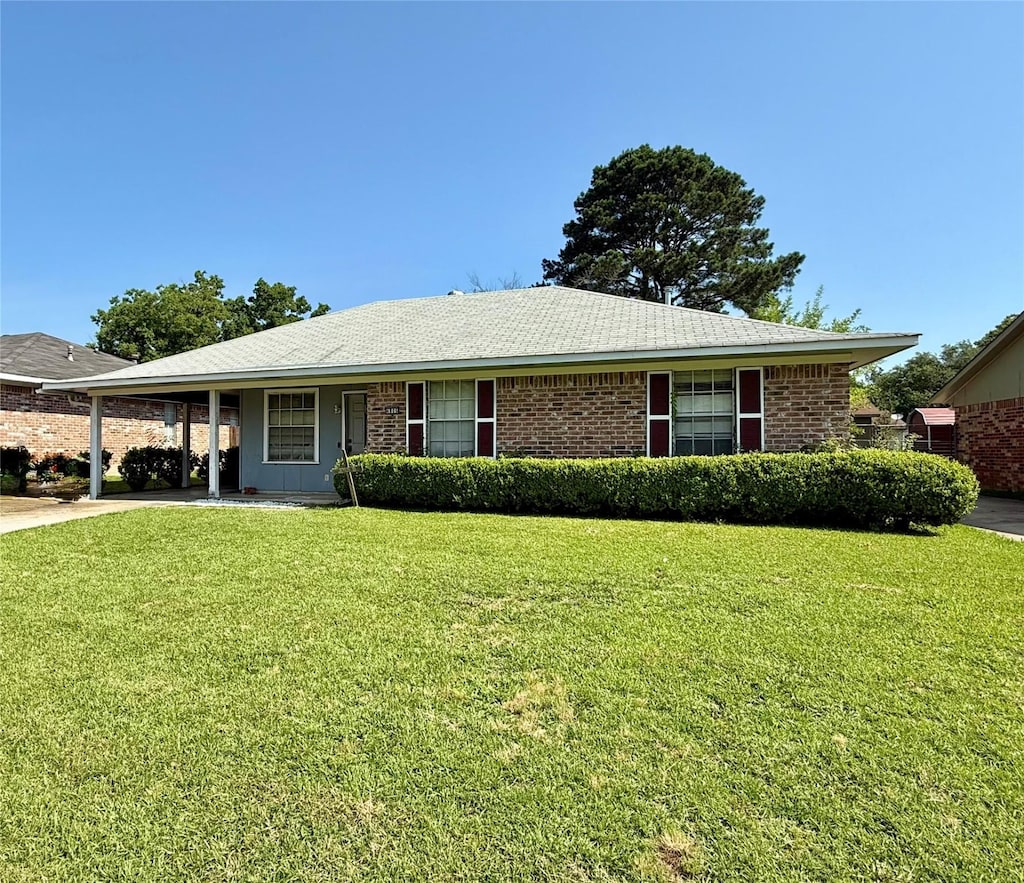 4806 Bramble Way, Shreveport, LA 71118 - single story home featuring a front yard and brick siding