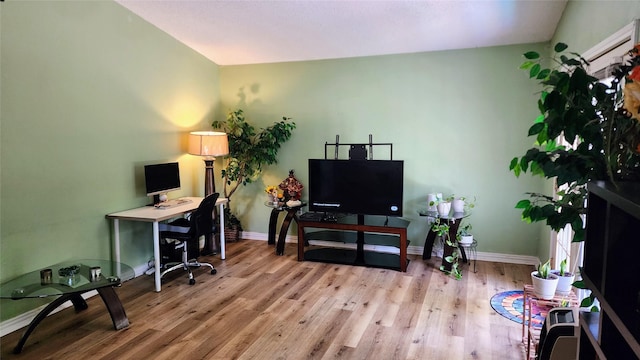 1718 Gentle Wind Dr, Arlington, TX 76018 - office featuring wood finished floors and baseboards