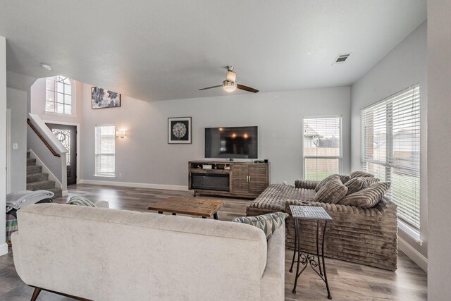 6204 Geneva Ln, Fort Worth, TX 76131 - carpeted bedroom featuring multiple windows and ceiling fan
