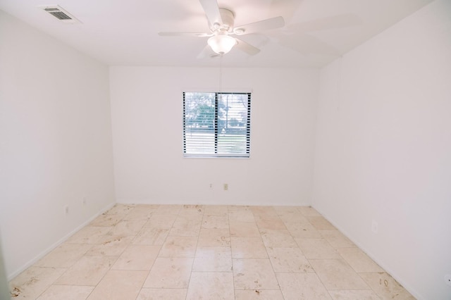 6646 E Lovers Ln Unit 301, Dallas, TX 75214 - empty room featuring ceiling fan