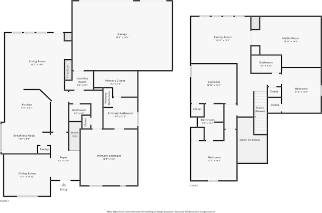 7001 Bickers Dr, Rowlett, TX 75089 - home floor plan