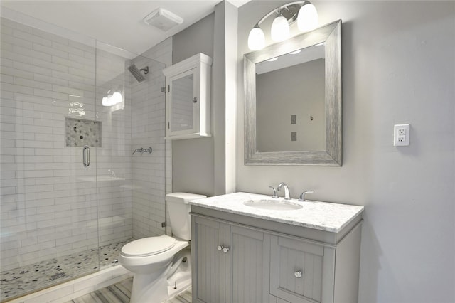 1510 Bowie St, Garland, TX 75042 - full bathroom featuring a stall shower and vanity